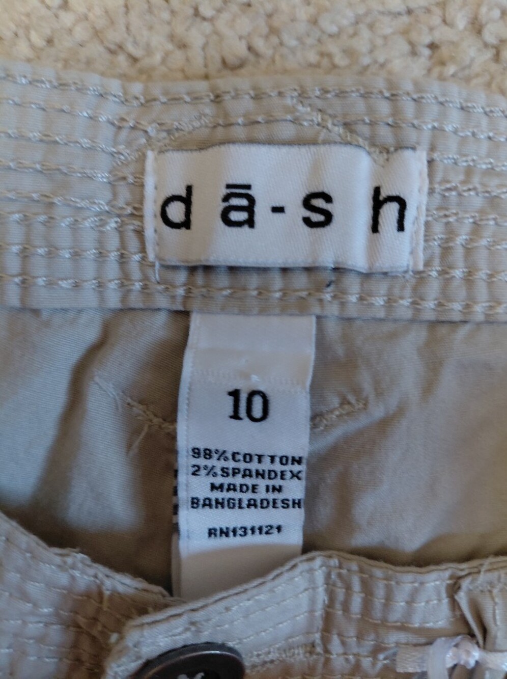 Dash Women's Shorts in Light Taupe - Picture 2 of 6